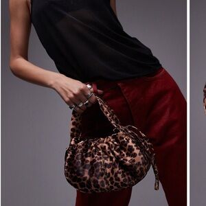 Topshop Giulia Animal Print Handbag
